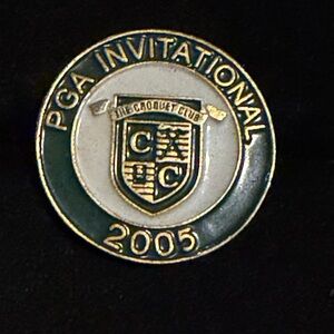 The Croquet Club 2005 PGA Invitational Lapel Pin Souvenir Golf Arnold Palmer